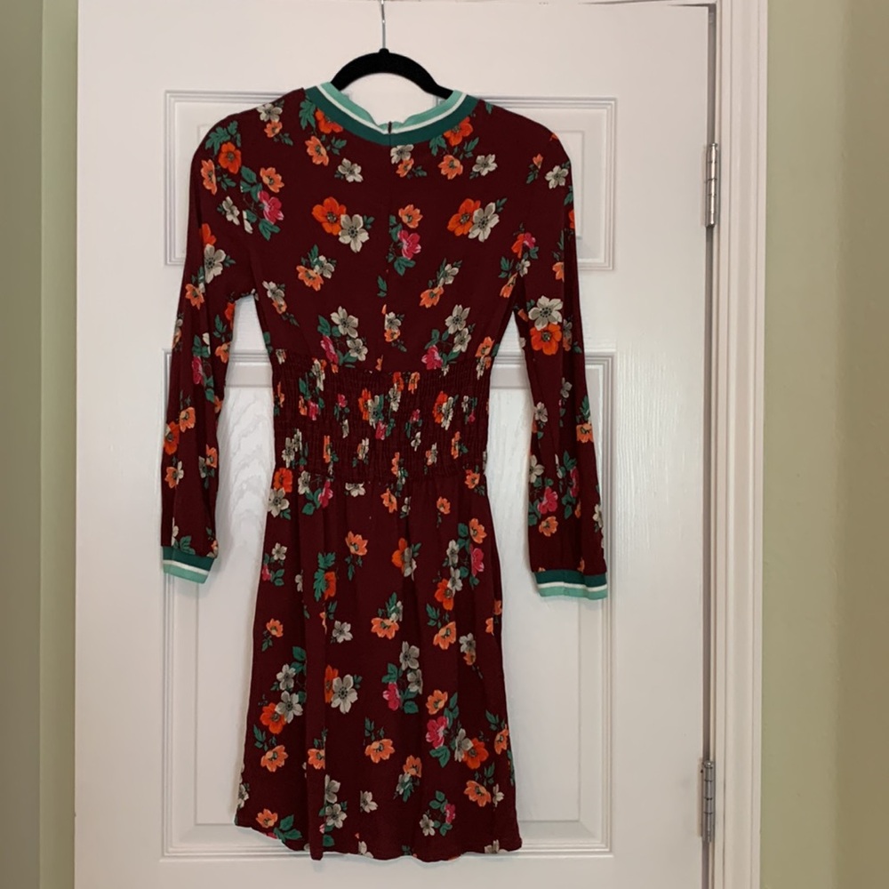 Maje Roskea Floral Smocked Mini Dress - Picture 7 of 14